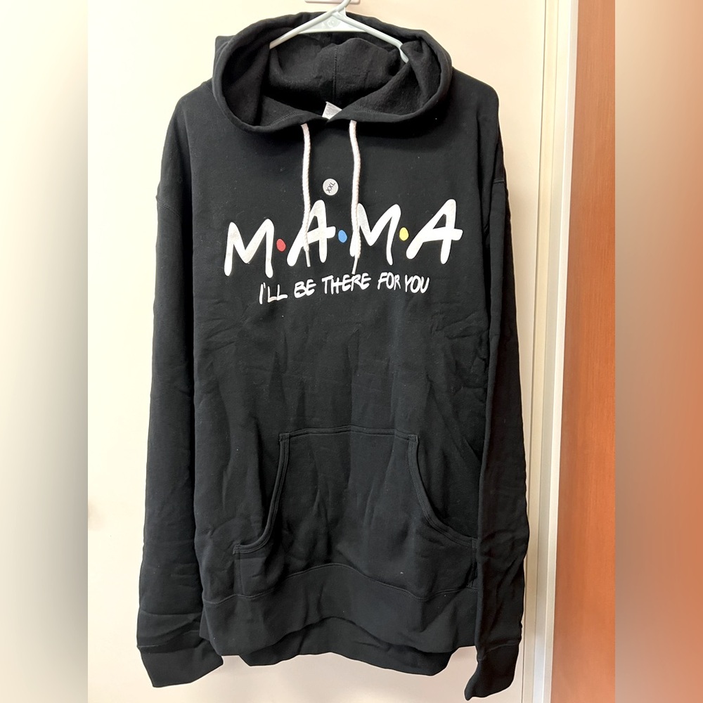 Sweetees unisex fleece hoodie, “Friends” theme / Mama, 2XL, new, unworn